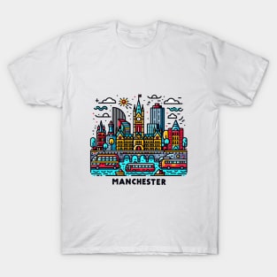 Manchester Pop Art T-Shirt